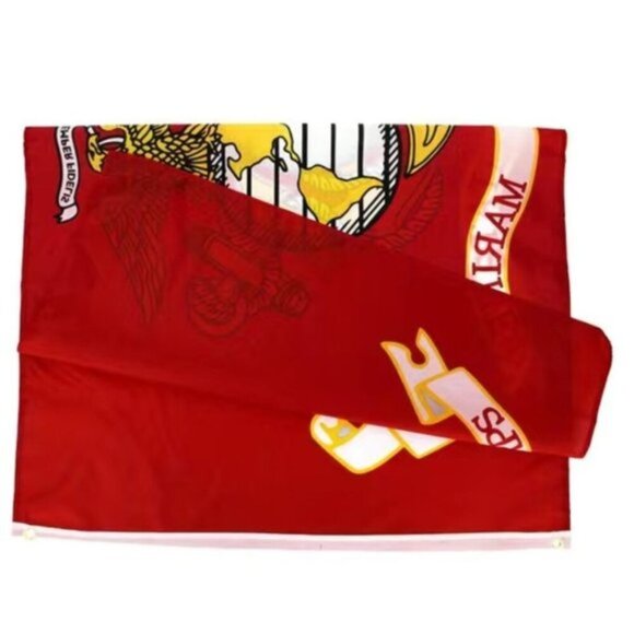 US Marine Corps Flag Outdoor Patriotic Armed Forces USMC Flag 3 ft x 5 ft - Picture 10 of 14